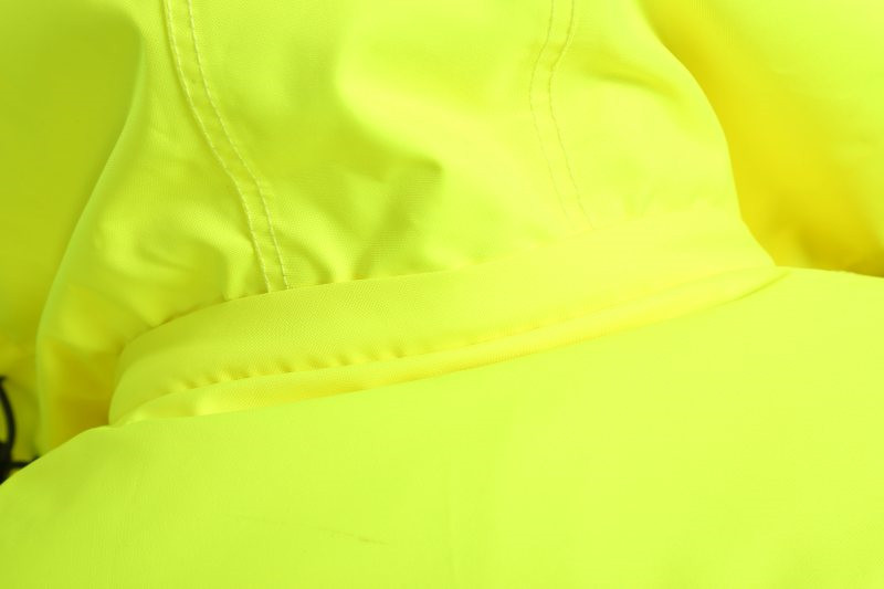 7 In 1 OEM Hivis Winter Work Jacket , 300D Oxford Hi Vis Heavy Duty Work Coats