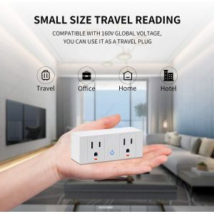 Tuya Smart US Standard Plug Wifi Plug Works With Alexa And Google Assistant