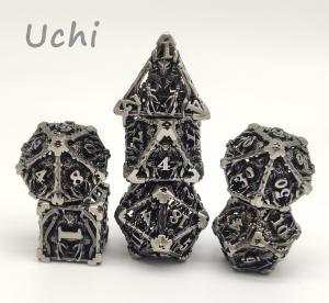 China Odorless Lightweight Mini Dice Set , Multipurpose Tiny Metal Dice factory