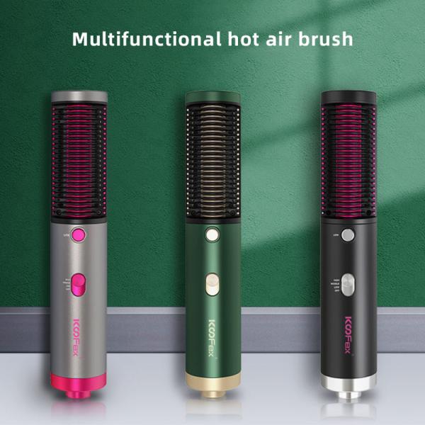 Anti Frizz 2 In 1 Multifunctional Hair Dryer Brush PTC Fast Heating Negative