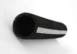 Black Hydraulic Flexible Hose , I.D. 3 / 4" Hydraulic Hose With Two Steel Wire