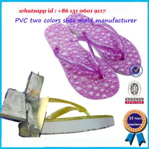 China Professional Two Colors PVC Shoe Mold Single / Multi Cavity factory
