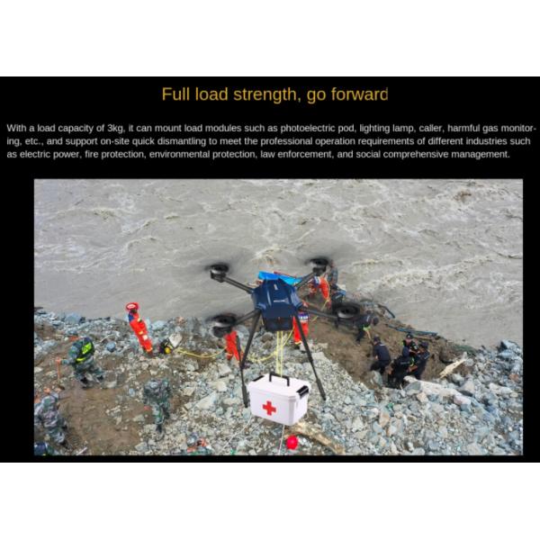 Industrial UAV Drone With Thermal And Night Vision 2.7K 30FPS dual Camera Helicopter Drone