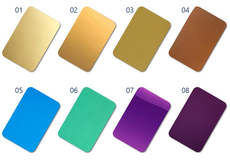 PVD Coating Mirror Gold Color Decorative Stainless Steel Sheet 304 201 316l 0.3mm