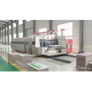 Automatic Corrugated Cardboard Making Machine Flexographic Printer