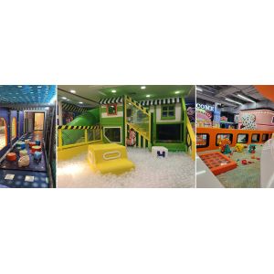 Customizable Indoor Soft Playground for Kids Ages 2-12