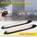 Universal Waterproof Vehicle Daytime Running Lights LED Sequential Flowing Scan