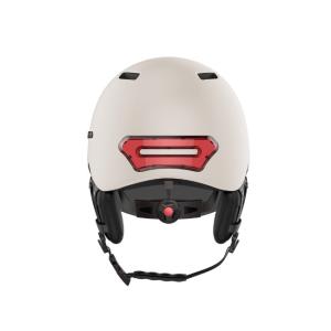 China EDR BLE Mode White Smart Motorcycle Helmets OEM With Brake Light factory