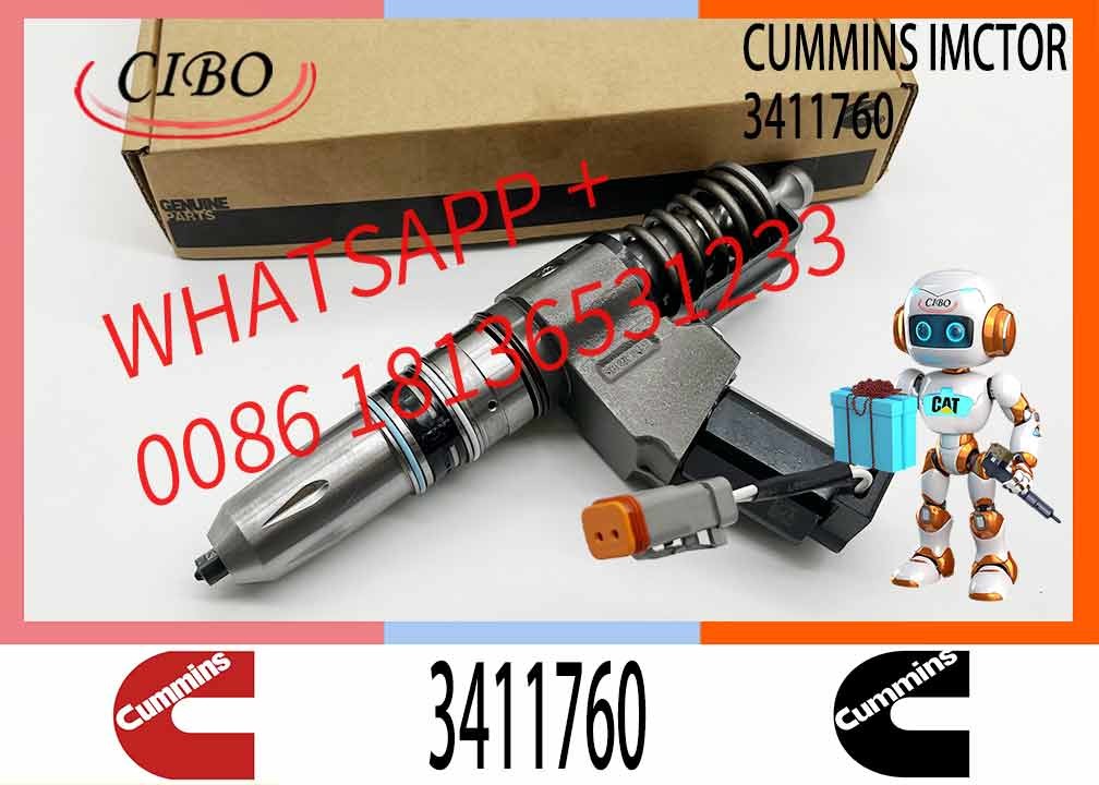 New Genuine Cummin s Fuel Injector 3411691/3411765/3411766/3411759/3087560/3087733/3083846/30950866 Cummin s N14 Engine