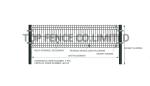 3D wire mesh fence panels