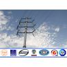 Buy cheap 18m 240kv Metal Transmission Line Electrical Power Pole For Steel Pole Tower from wholesalers