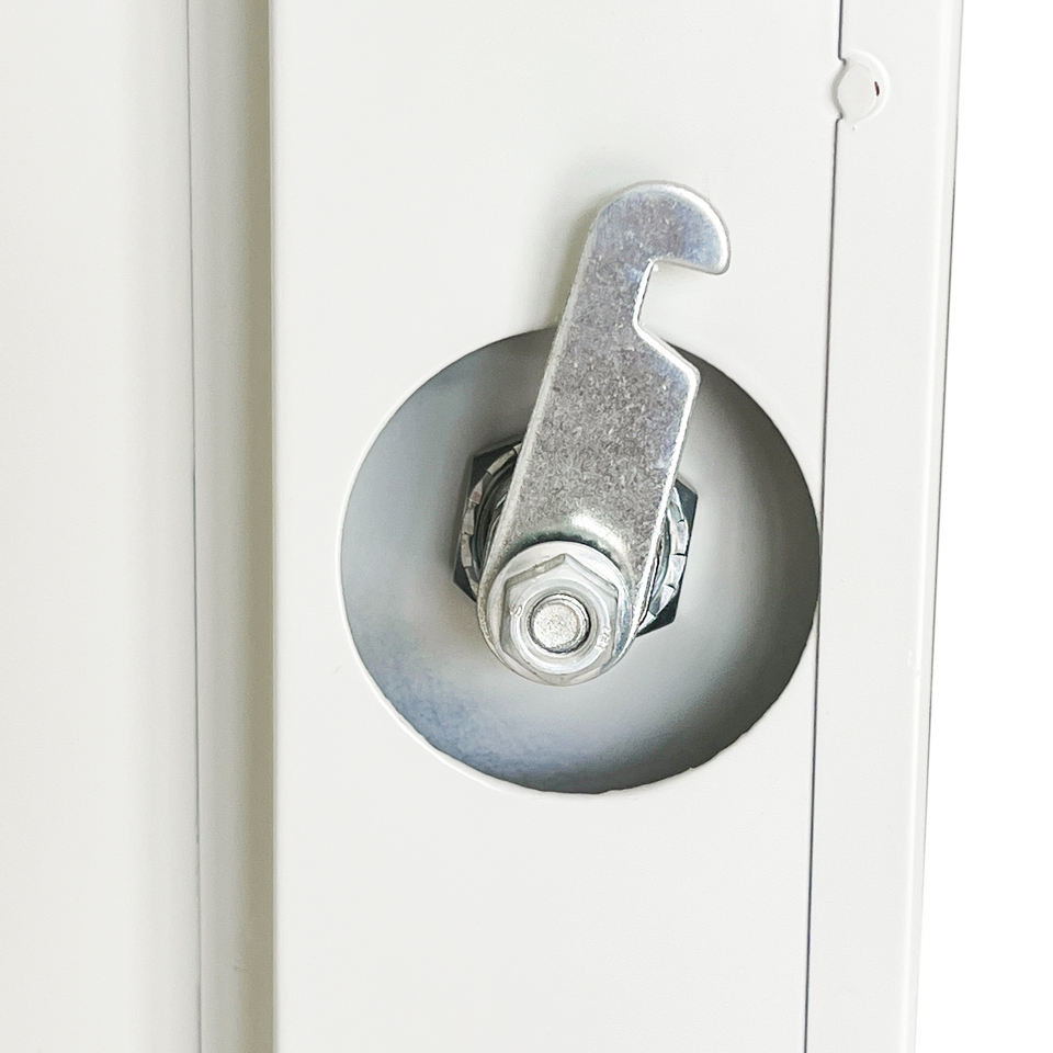 Modern Style Steel Office Lockers 4 Door Metal Lockers Corrosion Protection
