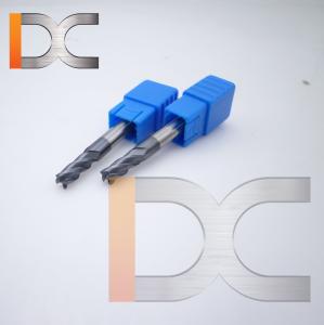 China 4-flute flattened end mills with straight shank factory
