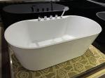 pure acrylic Villa Soaking Freestanding Bathtubs 1500x750x580mm