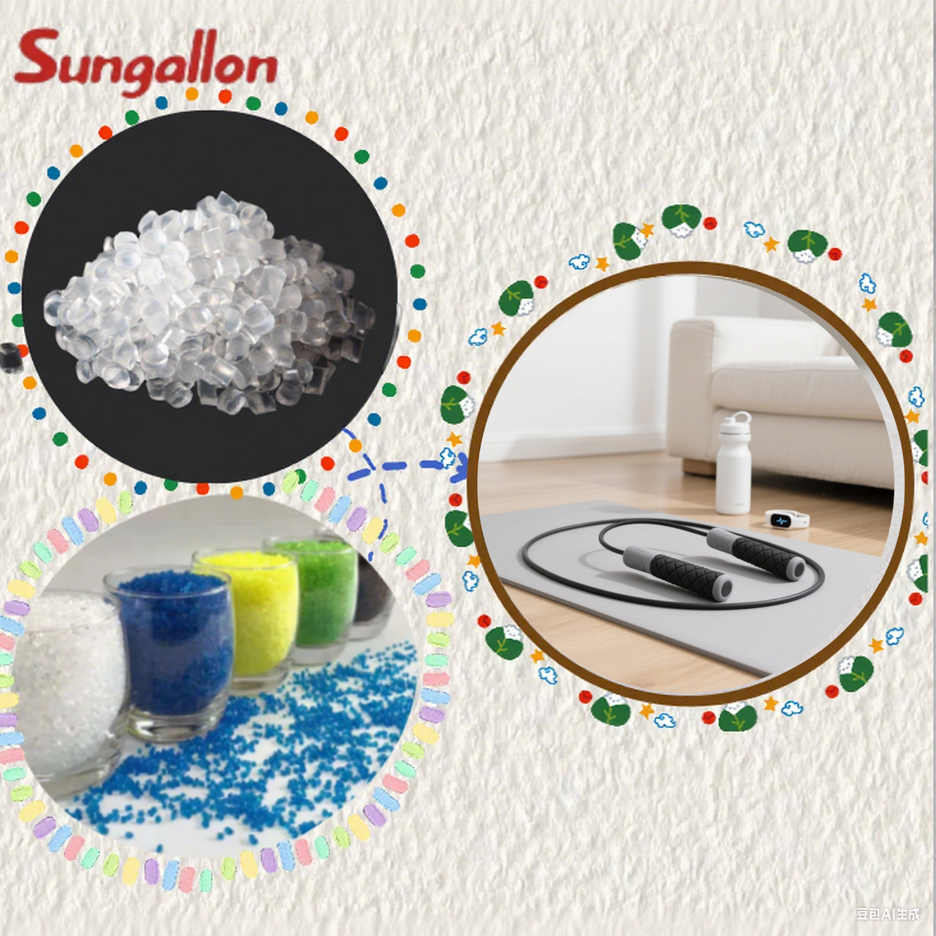 TPE Particle skipping rope– Flexibility Meets Durability for Every Workout