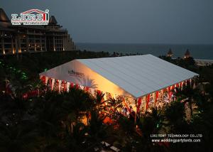 China Summer Outdoor Wedding Canopy Marquee Aluminum Structure , Easy Up Install Big Event factory