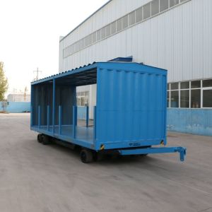 China Transfer Car Trailers Industrial Trailer Anti Explosion Battery Powered factory