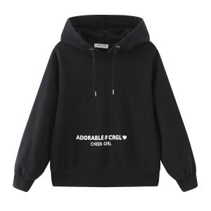 China Long Sleeve Black Mens Casual Pullover 100 Cotton Plain Oversized Hoodie factory