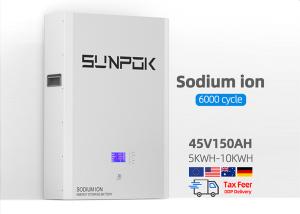 China High Durability Sodium Ion Battery SP-48100-BG-NA With 5-30 KWh Output Power Range factory