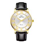 Waterproof 3ATM Fashionable Leather Band Quartz Watch For Men And Women