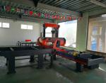 Hydraulic Horizontal Wood Band Saw Mill, Wood Log Cutting CNC Sawmill Machine