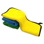 Soft Durable Yellow Car Wash Microfiber Towels Car Wash Drying Towels