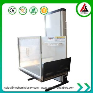 China 3M 250kg Vertical Wheelchair Lift Aluminum Platform Elevator Customized factory