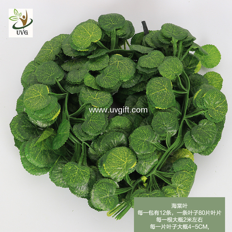 UVG decorating ideas hanging plastic ivy leaves artificial vines for wedding themes use DHP01