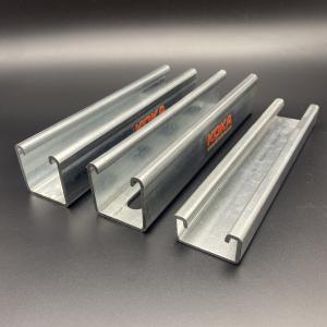 China Hot Dip Galvanized Custom Finish EG Slotted Unistrut Channel factory