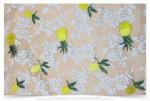 2018 Summer Newest Style Pineapple Embroidery Fabric 140cm wide for wedding