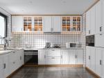 Small House Design Kitchen Storage Cabinet Shelf With Door Aluminum Furniture