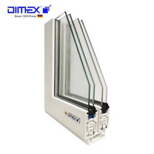 China Sound Proof Sliding Window Systems UPVC Profiles 2.0 mm DIMEX E55 factory