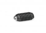 Stainless Steel K Steel Slotted Ball Spring Plunger Tolerance 0.002mm