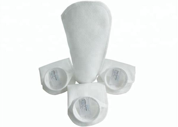 Non Woven Needle Polyethylene Liquid Filter Bag 5 Micron White Color For Food