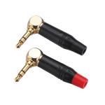 Audio Cable Connectors 3.5mm Head Plating True Gold Stereo Audio Plug ZL303