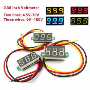 China 0.36 Inch Digital Ammeter Voltmeter 2 Wires 3 Wires 4 Digits LED factory