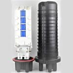 Dome Heatshrink Seal Fiber Optic Splice Closure 144C 4 Trays Basket Bracket