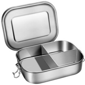 China 3 In1 Safety Stainless Steel Lunch Box Kids Adult Stainless Steel Bento Box factory