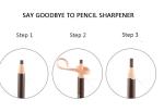 Semi-permanent Makeup Waterproof Eyebrow Liner Pencil Accessories Light / Dark