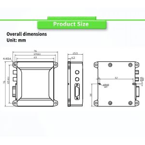 UBTM207 UNIVO Fibre Optic Gyro FOG Navigation System for Navigation Applications
