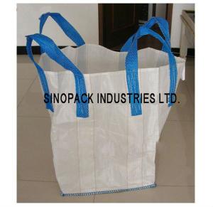 China Flexible Intermediate Bulk Containers Circular / Tubular Big Bag Sand Gravel Soil Trasportation factory
