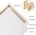 20cmx20cm Stretched Canvas Boards 280G Cotton Stretched Painting Canvas