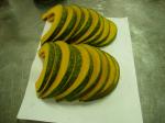 Frozen Steamed Sweet Pumpkin Slice with skin