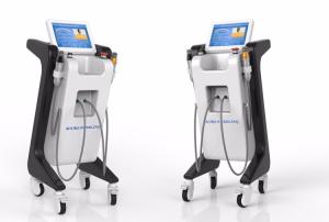 China 2017 hot selling double handle pieces RF micro-needlewrinkle removal scar removal ance treatment machine factory