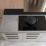 Modern Style Luxury Furniture Design Sets Island Melamine Solid Wood Kitchen