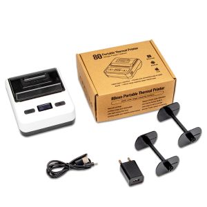 Wireless Mini Thermal Transfer Printer Portable Manual Printer Without Ink for