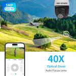 OEM 12-inch 5-megapixel 40x optical zoom BAT-680K-10A outdoor surveillance