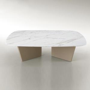 China Rectangle Customized Coffee Table 1000mm Marble Luxury Couchtisch factory