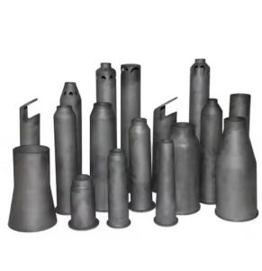 China High Quality Refractory Recrystallized Resic Sisic Sic Silicon Carbide Ceramic Burner Tube Nozzle factory