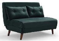 China Durable BSCI Foldable Sofa Bed Single With 4 Wood Feet And High Resilience Foam factory